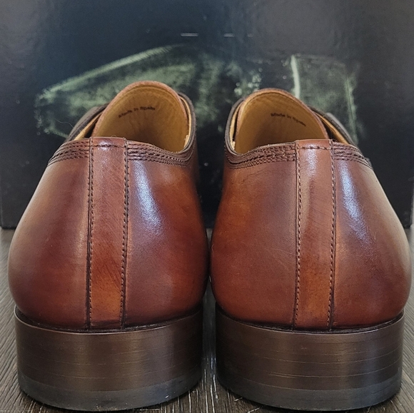 Magnanni Marco II Brown Single Monk Strap Mens Dress Shoe Sz 46 / 13 NIB - Picture 10 of 12
